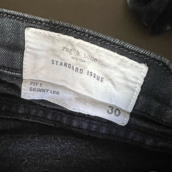 Rag & Bone black jeans. Fit 1. Size 30 - Picture 3 of 3
